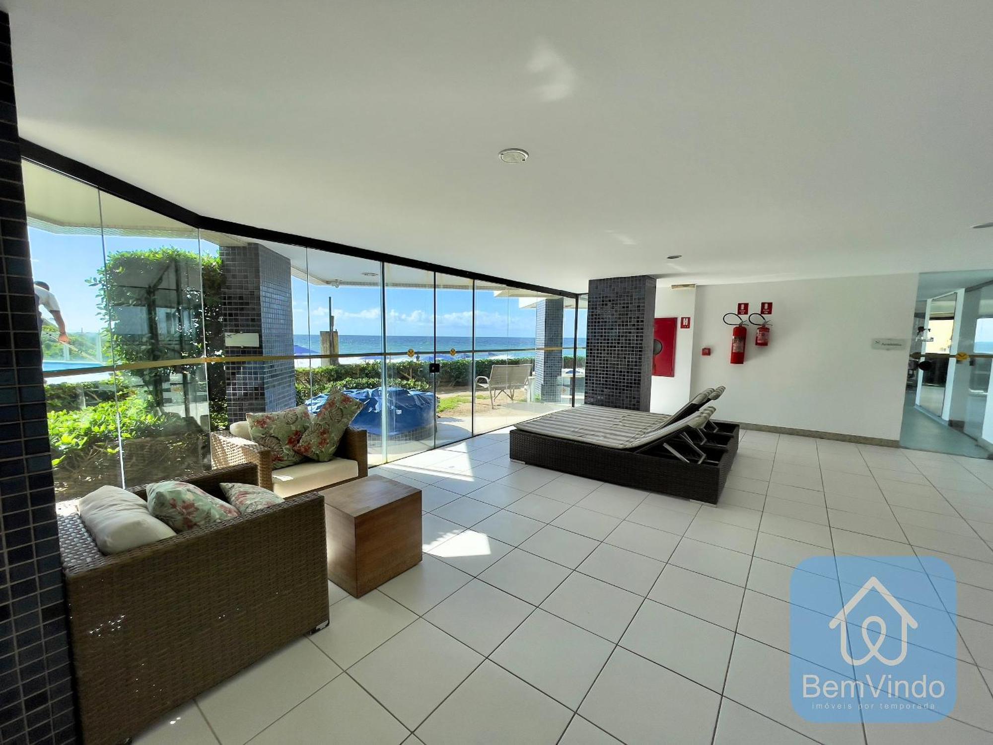 Apartamento Completo Com Vista Mar E Pe Na Areia Salvador Kültér fotó