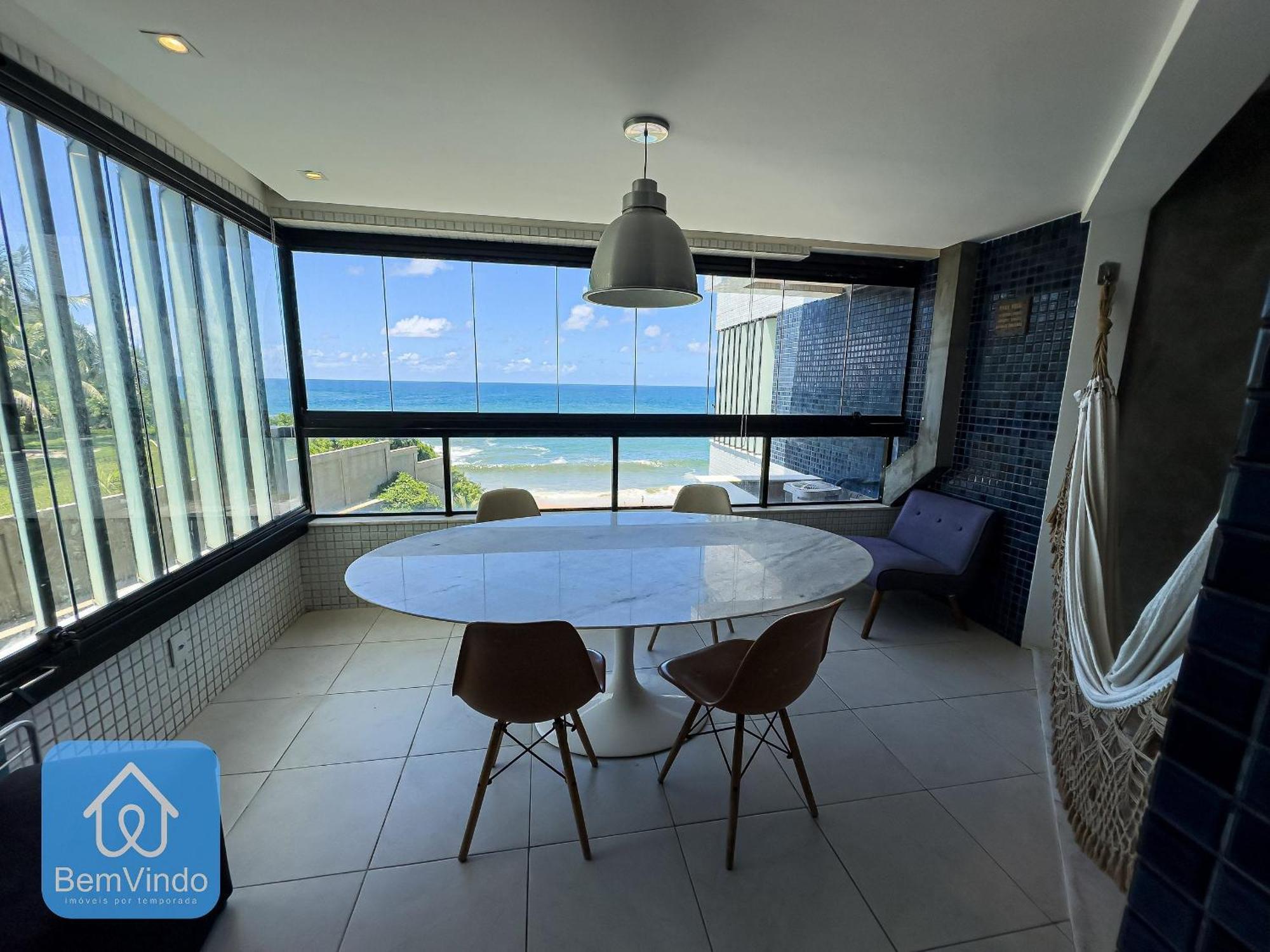 Apartamento Completo Com Vista Mar E Pe Na Areia Salvador Kültér fotó