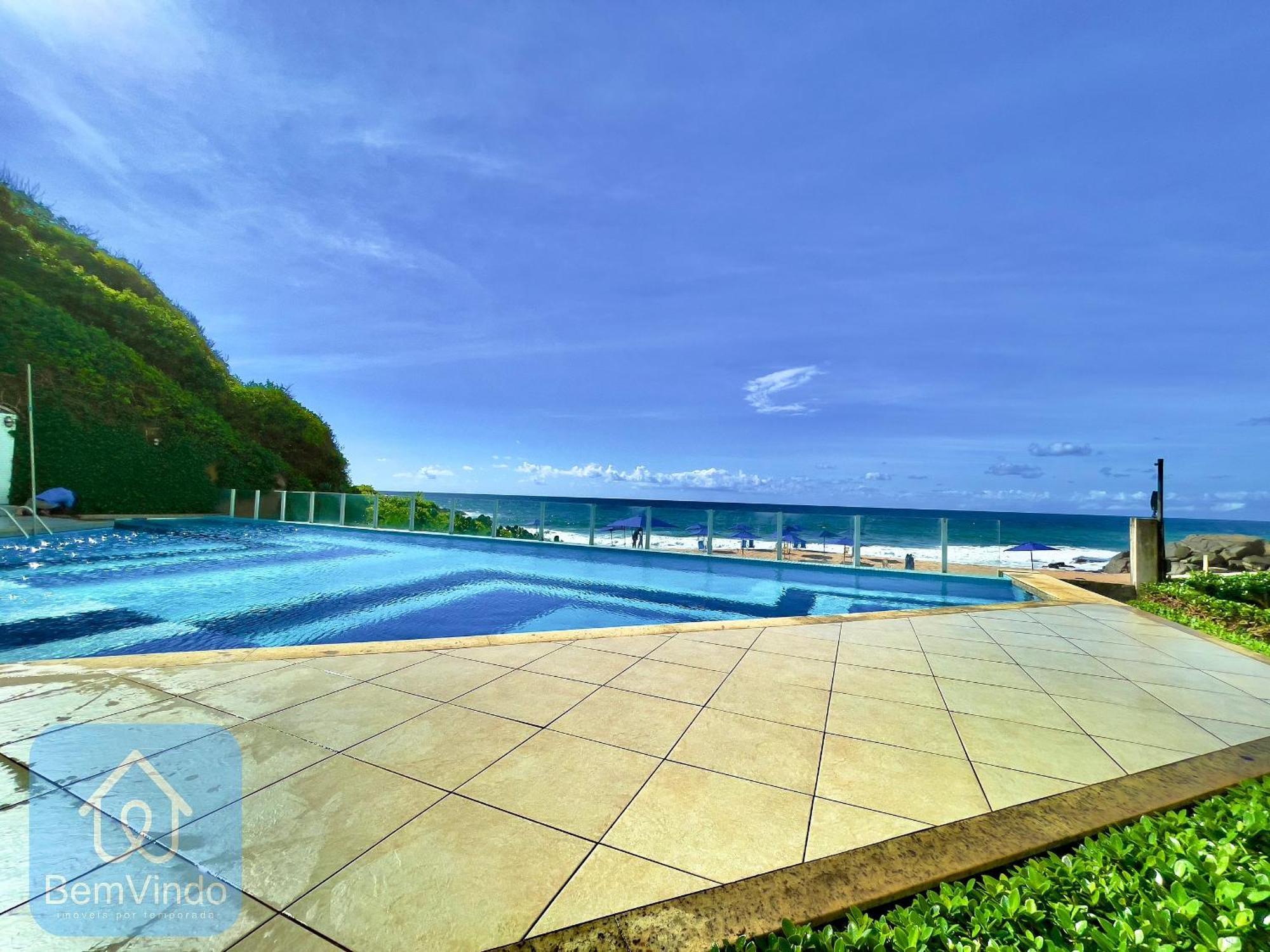 Apartamento Completo Com Vista Mar E Pe Na Areia Salvador Kültér fotó