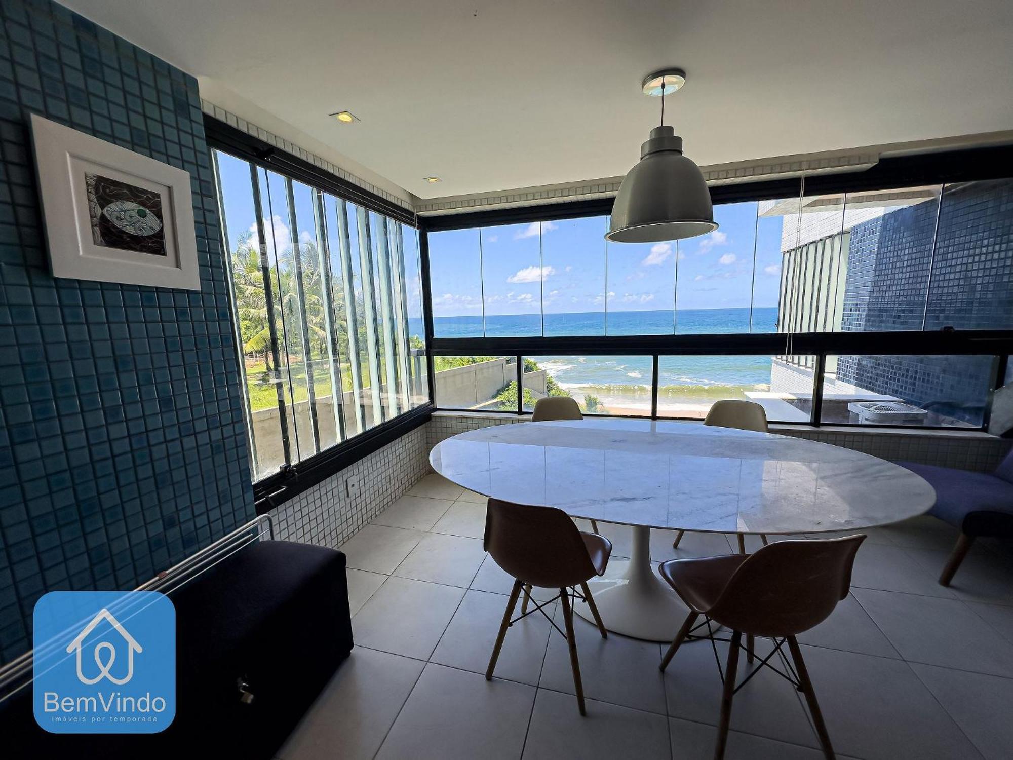 Apartamento Completo Com Vista Mar E Pe Na Areia Salvador Kültér fotó