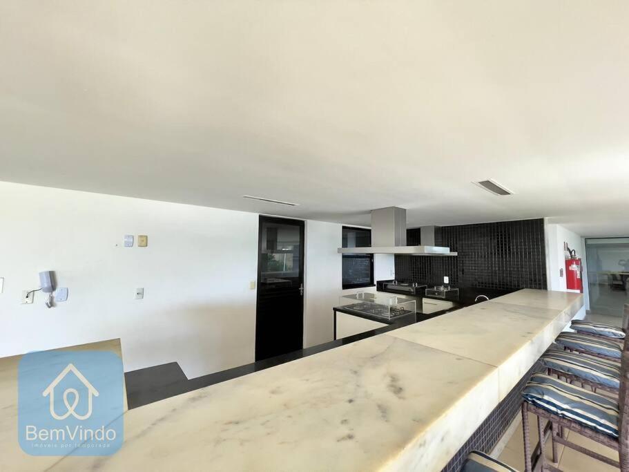 Apartamento Completo Com Vista Mar E Pe Na Areia Salvador Kültér fotó