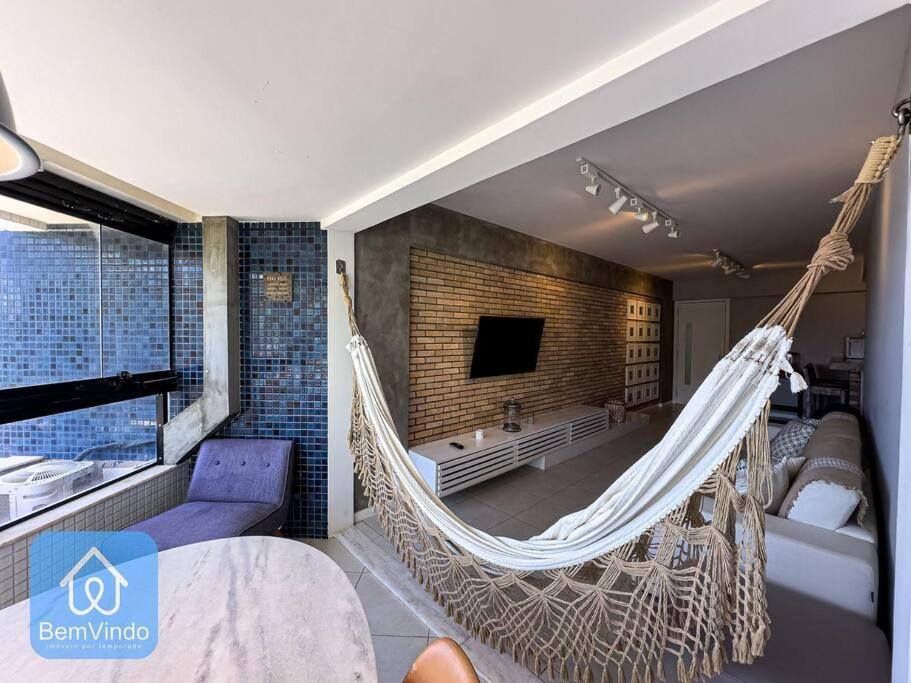 Apartamento Completo Com Vista Mar E Pe Na Areia Salvador Kültér fotó
