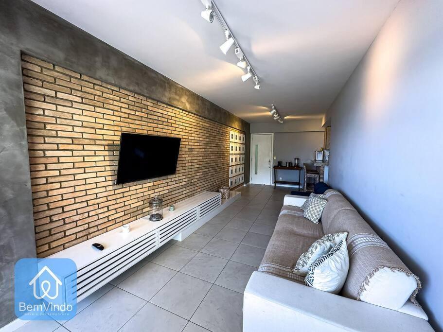 Apartamento Completo Com Vista Mar E Pe Na Areia Salvador Kültér fotó